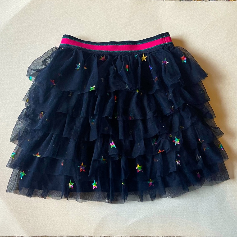 Euro Brand- Mim-Pi Navy Tulle Skirt